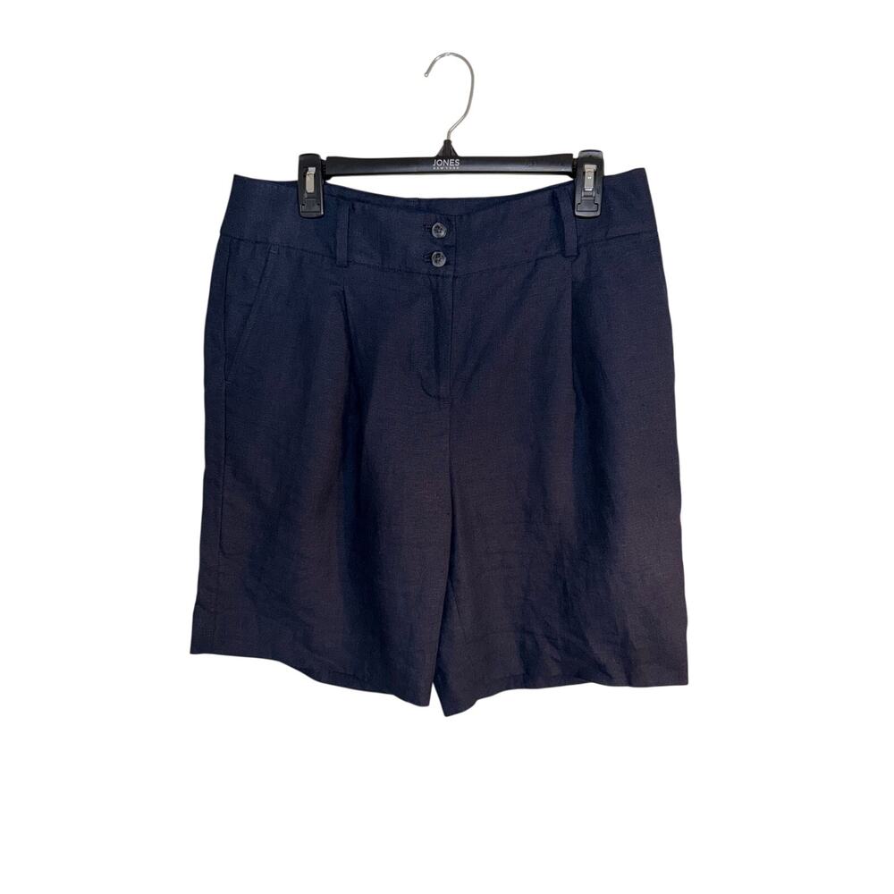Talbots Women’s Size 10 Navy Tailored Bermuda Shorts